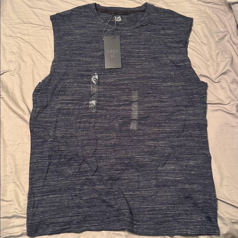 VRST Men's Blue Tank Top